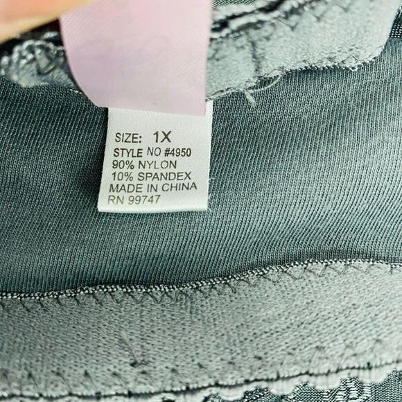 Heavenly Shapewear Control Brief Panty Grey Size 1X - Picture 5 of 7